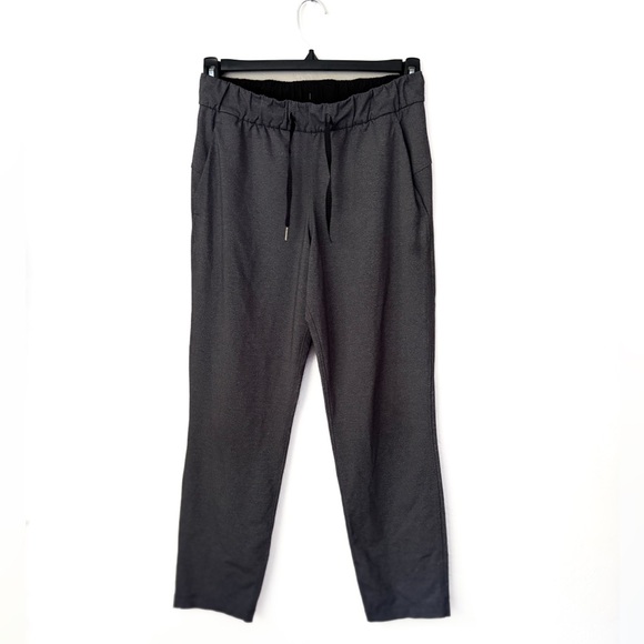 Lululemon On The Fly Pant Drawstring Grey Size 4 - Picture 1 of 11